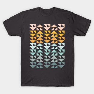 Colorful Tranquil Triangle Design T-Shirt